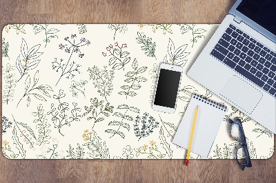 Full desk mat Green leaves