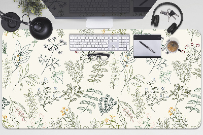 Full desk mat Green leaves