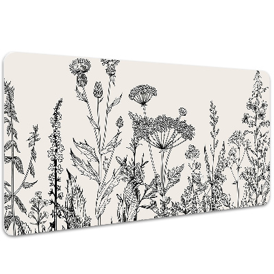 Large desk mat for children A field meadow