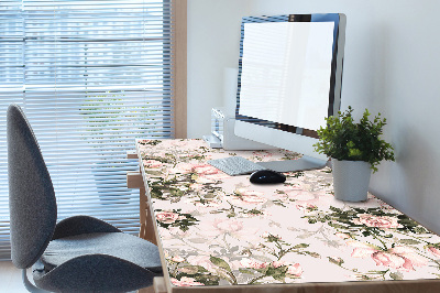 Desk pad Colorful flowers