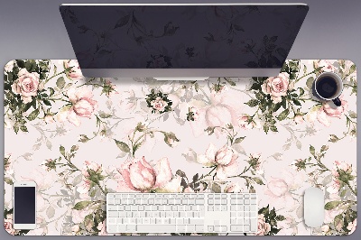 Desk pad Colorful flowers