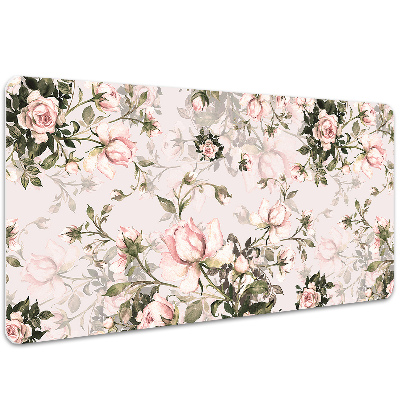 Desk pad Colorful flowers