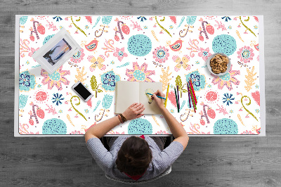 Full desk mat colorful patterns