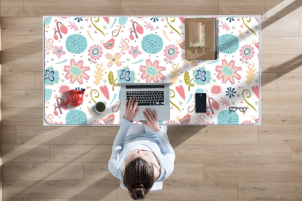Full desk mat colorful patterns