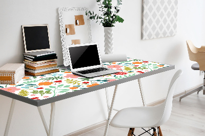 Full desk protector Picture with flowers