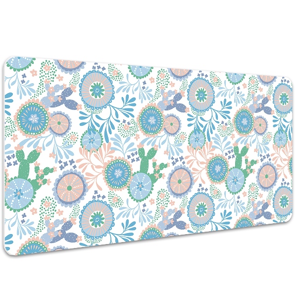 Full desk mat vintage flowers