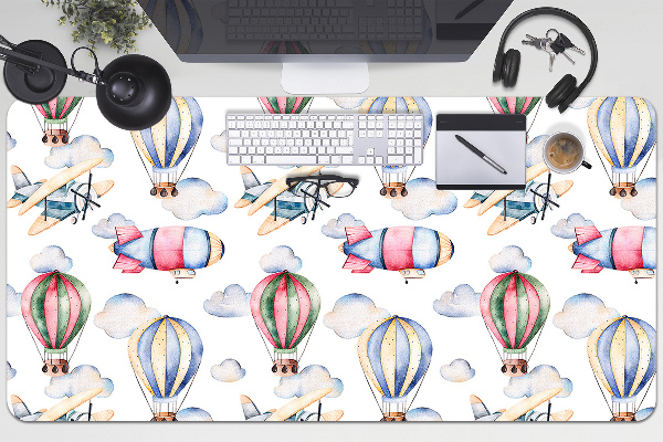 Full desk pad Balloons and airships