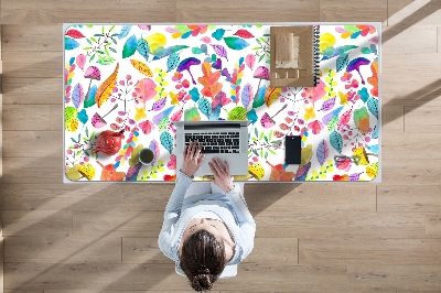 Large desk mat for children Mushrooms