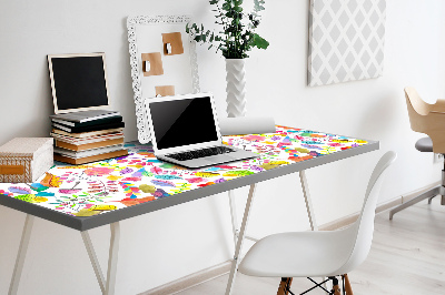 Large desk mat for children Mushrooms