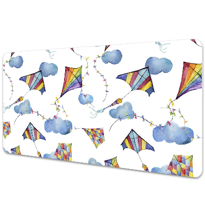 Full desk mat kites Clouds