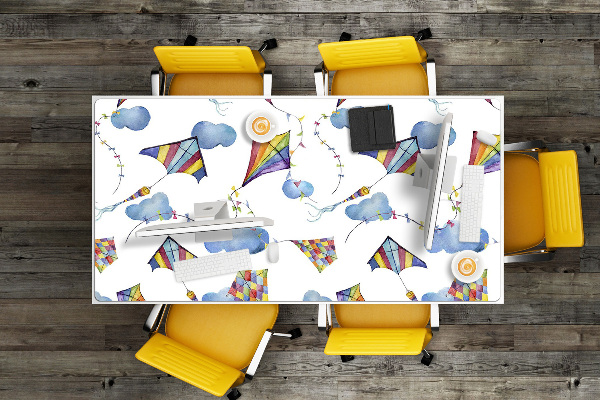 Full desk mat kites Clouds