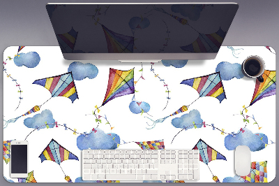 Full desk mat kites Clouds