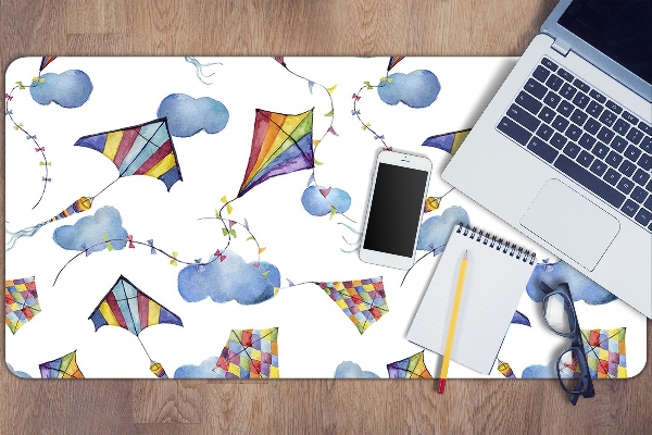 Full desk mat kites Clouds