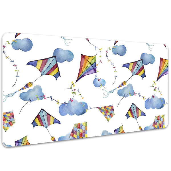 Full desk mat kites Clouds