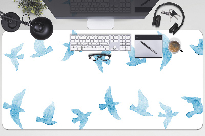 Large desk mat for children swallows