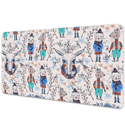 Large desk mat for children Animals