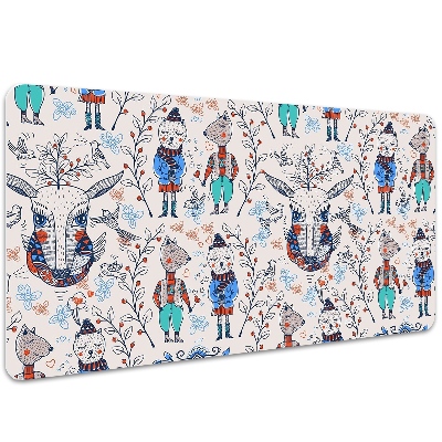 Large desk mat for children Animals