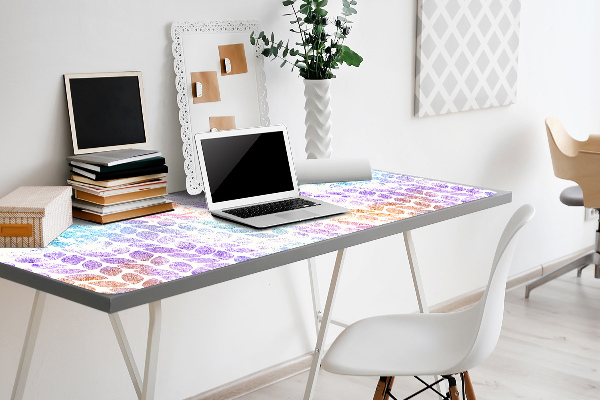Full desk mat leaf brocade