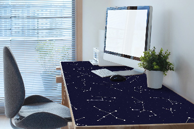 Large desk pad PVC protector Constellation