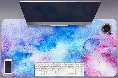 Desk mat abstract clouds