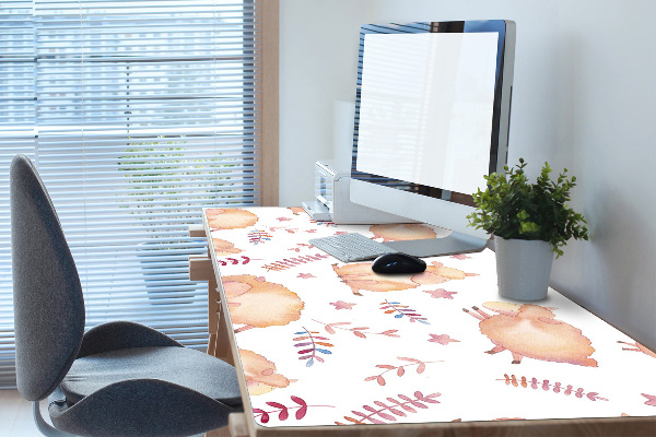 Large desk mat for children sheep