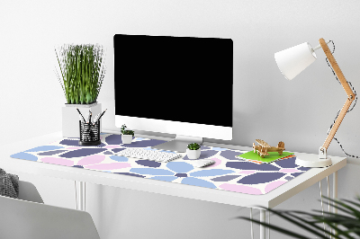 Desk mat geometric flowers