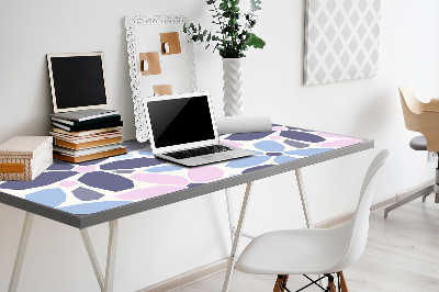 Desk mat geometric flowers