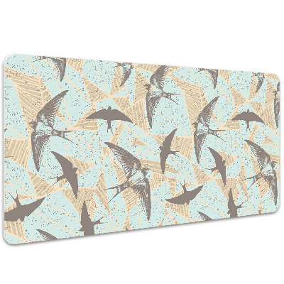 Full desk pad flying swallows