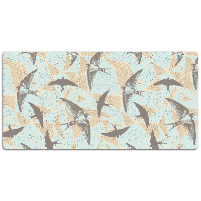 Full desk pad flying swallows