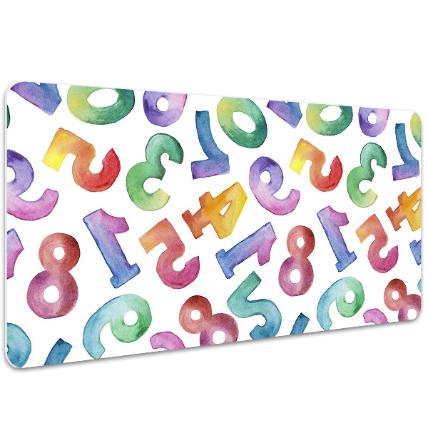 Full desk protector colorful letters