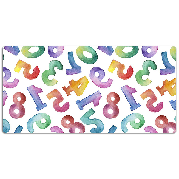 Full desk protector colorful letters