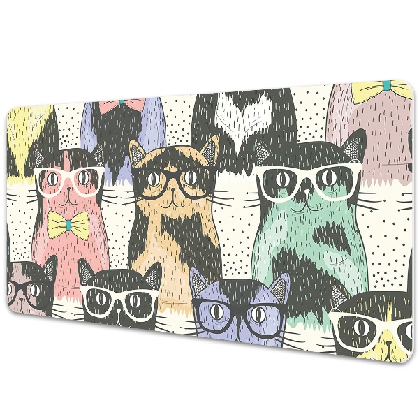 Large desk mat for children Cats