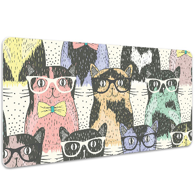 Large desk mat for children Cats