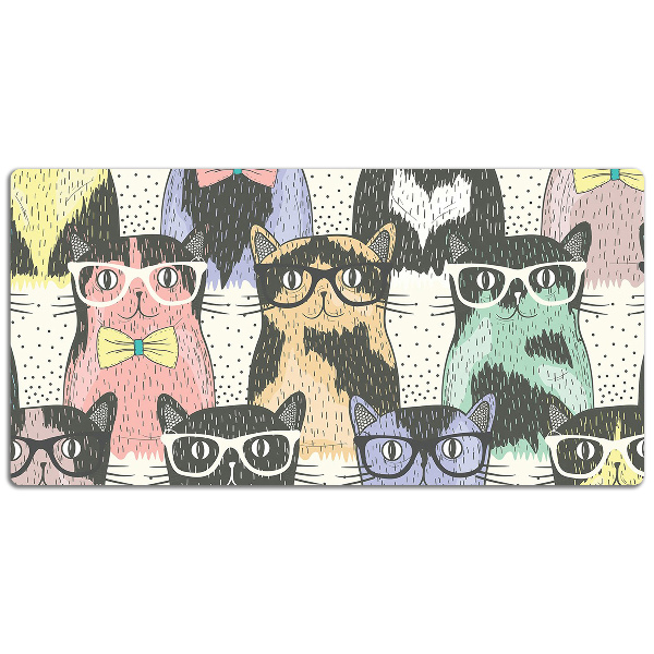 Large desk mat for children Cats