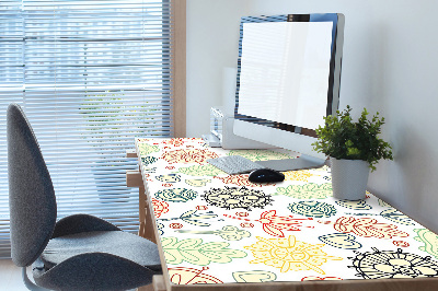 Full desk mat Flowers and Hearts