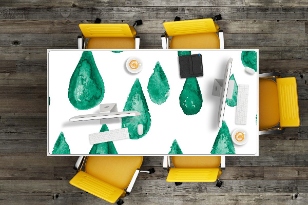 Full desk mat Raindrops