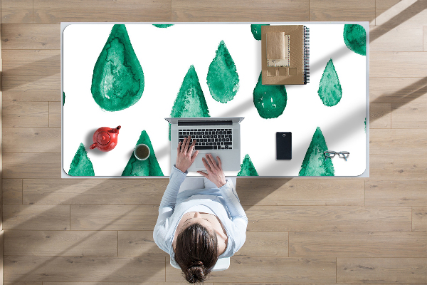 Full desk mat Raindrops