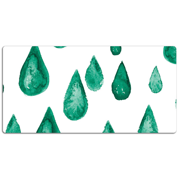 Full desk mat Raindrops