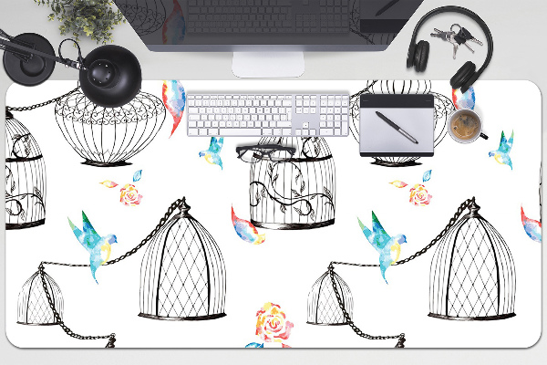 Full desk pad Cages for birds