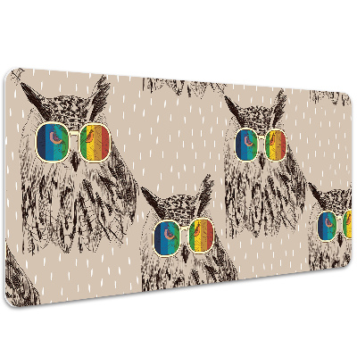 Full desk protector Owls glasses