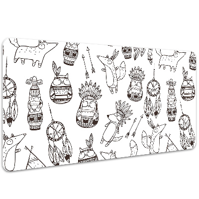 Large desk mat for children cartoon