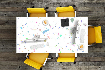 Large desk mat for children Paint stain
