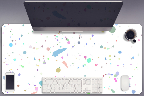 Large desk mat for children Paint stain