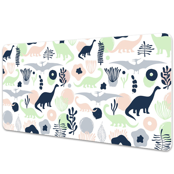 Large desk mat for children Dinosaurs