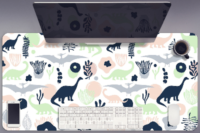 Large desk mat for children Dinosaurs