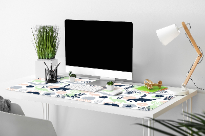 Large desk mat for children Dinosaurs