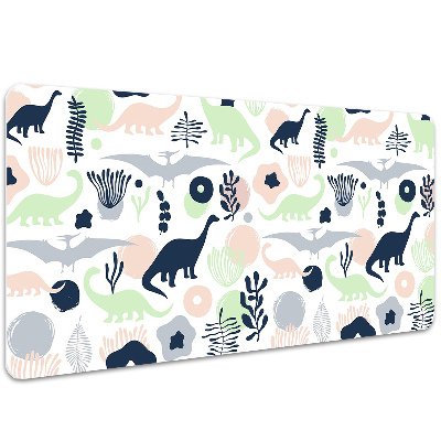 Large desk mat for children Dinosaurs