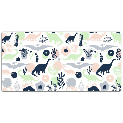 Large desk mat for children Dinosaurs