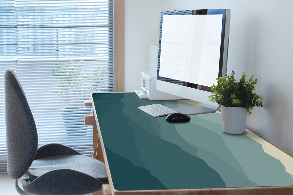 Large desk mat for children forest Mountains