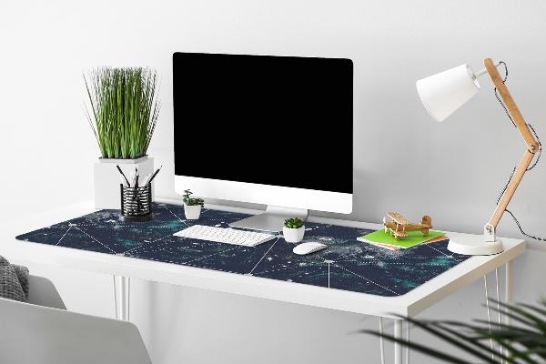 Large desk mat for children Night sky
